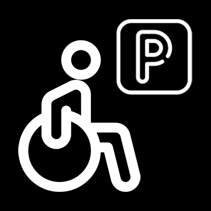 Parking accesible a personas con movilidad reducida
