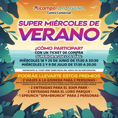 Evento: Súper Miércoles de Verano