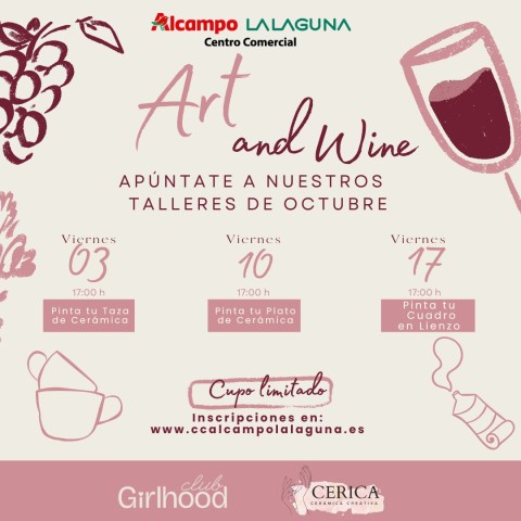 ¡Arte, creatividad y buen vino en un mismo plan!