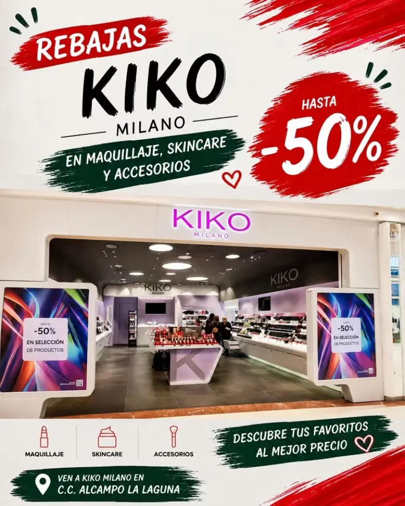 Oferta Kiko -50%